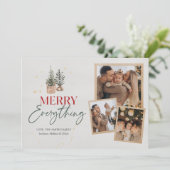 Prettig Kerst Alles Kerstkaart (Staand voorkant)