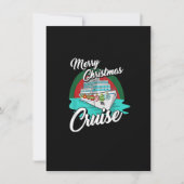 Prettig kerst cruise pyjama Cool X-Mas vakantie  Kaart (Voorkant)