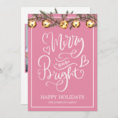 Prettig Kerst Familie Foto Kerstmis (Voorkant / Achterkant)