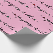 Prettig Kerst Frans Design Cadeaupapier (Hoek)