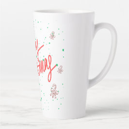 Prettig Kerst Gingerbread Design. Latte Mok