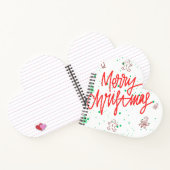 Prettig Kerst Gingerbread Design. Notitieboek (Binnen)
