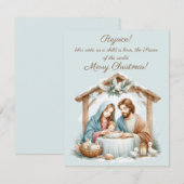 Prettig Kerst Kaart (Voorkant / Achterkant)