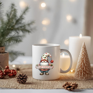 Prettig kerst kabouter koffiemok