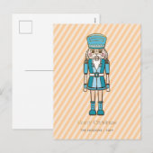 Prettig kerst Notenkraker Feestdagenkaart (Voorkant / Achterkant)