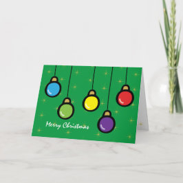 Prettig Kerst Ornamenten Gouden Ster Groet Kaart