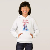 Prettig Kerst Pinguïn Naam, Jeugd XS - XL (Voorkant volledig)