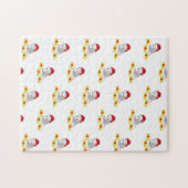 Prettig kerst-puzzel Kerst opossum  Legpuzzel (Horizontaal)