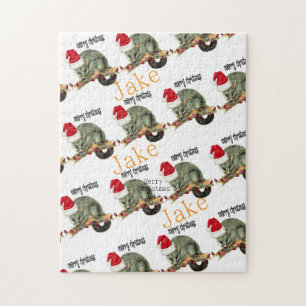 Prettig kerst-puzzel Kerstbuidelrat Legpuzzel