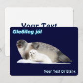 Prettig Kerst - Ringelrob Feestdagenkaart (Voorkant / Achterkant)