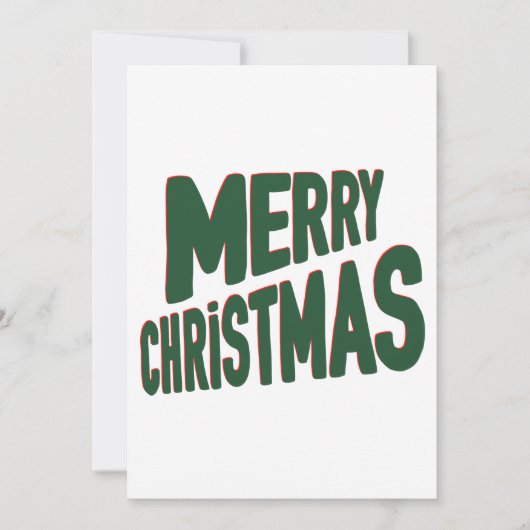 Prettig Kerst Uitnodiging (Voorkant)