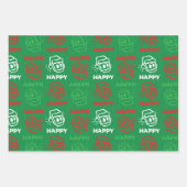 PRETTIG Kerst Verscheidenheid Inpakpapier Vel (Voorkant 2)