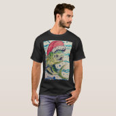 Prettig kerst vissen t-shirt (Voorkant volledig)