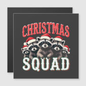 Prettig Kerst Wasbeer Santa Hoed Liefhebbers  (Voorkant / Achterkant)