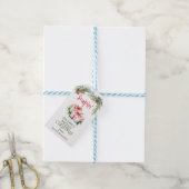 Prettig Kerst Zeep Handgemaakt Cadeaulabel (Met Touw)