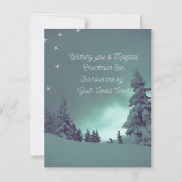 Prettig Kerstavond op een  Feestdagenkaart