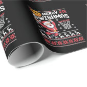 Prettig Kerstbal Basketball Horrige Kerstmis Kerst Cadeaupapier (Rol Hoek)