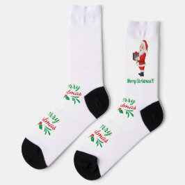 Prettig Kerstcadeau Kerstman Duurzaam Premium Sokken