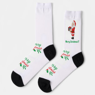Prettig Kerstcadeau Kerstman Duurzaam Premium Sokken