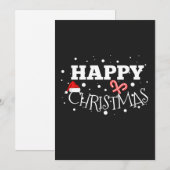 Prettig Kerstcadeau Kerstmis Kaart (Voorkant / Achterkant)