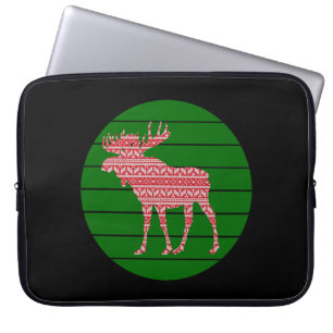 PRETTIG KERSTFEEËN HERT LAPTOP SLEEVE