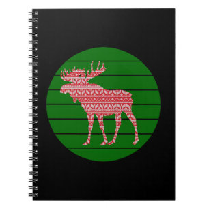 PRETTIG KERSTFEEËN HIRSCH ELAND NOTITIEBOEK