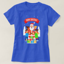 PRETTIG KERSTFEES 2525 BASIS T-SHIRT VOOR VROUWEN