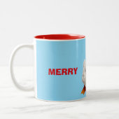 PRETTIG KERSTFEES EEND TWEEKLEURIGE KOFFIEMOK (Links)