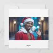 PRETTIG KERSTFEES FEESTDAGENKAART (Achterkant)