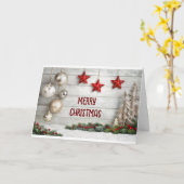 PRETTIG KERSTFEES/GELUKKIG NIEUWJAAR  KAART (Gele Bloem)