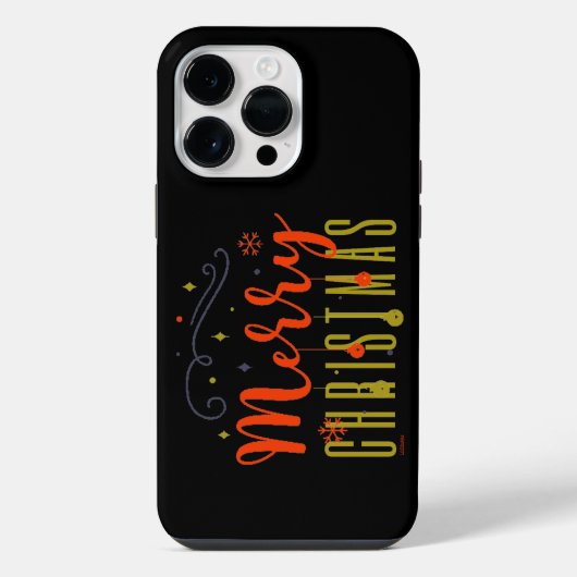 PRETTIG KERSTFEES iPhone HOESJE (Achterkant)