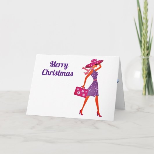 PRETTIG KERSTFEES ***VOOR EEN BIJZONDERE VROUW*** FEESTDAGEN KAART (Voorkant)