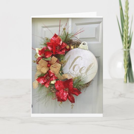 PRETTIG KERSTFEES VOOR "GEZIN EN VRIENDEN" FEESTDAGEN KAART (Voorkant)