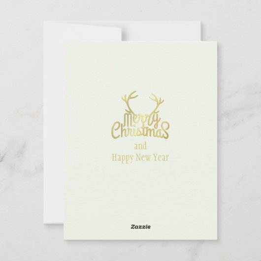 Prettig kerstfeest 1950 Vintage dame Feestdagenkaart (Achterkant)