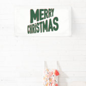 Prettig kerstfeest 1.6x3 Vinyl banner (Insitu)