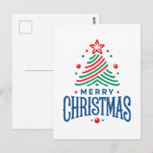 Prettig Kerstfeest 1 Briefkaart (Voorkant / Achterkant)