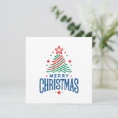 Prettig Kerstfeest 1 Kaart (Staand voorkant)
