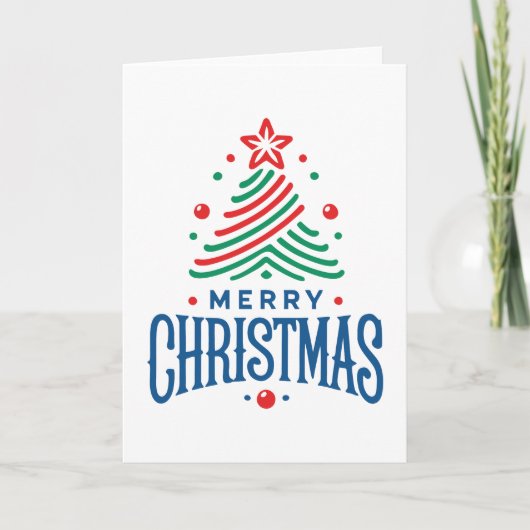 Prettig kerstfeest 1 kaart (Voorkant)