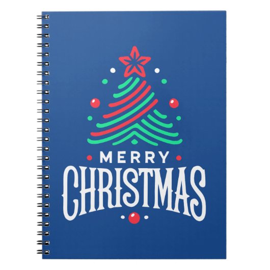 Prettig Kerstfeest 1 Notitieboek (Voorkant)