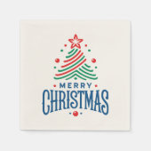 Prettig kerstfeest 1 servet (Voorkant)
