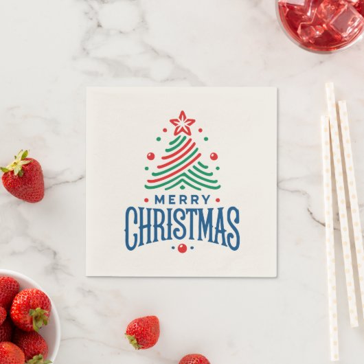 Prettig kerstfeest 1 servet (Insitu)