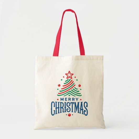 Prettig kerstfeest 1 tote bag (Voorkant)