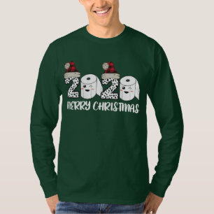 Prettig kerstfeest 2020 Quarantaine Toiletpapier K T-shirt