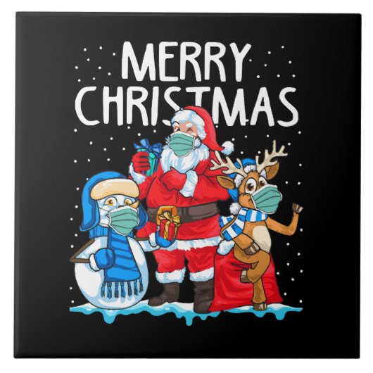 Prettig kerstfeest 2023 tegeltje (Voorkant)