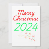 Prettig kerstfeest 2024 kaart (Voorkant)