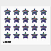 Prettig kerstfeest 2025-86303 ster sticker (Vel)