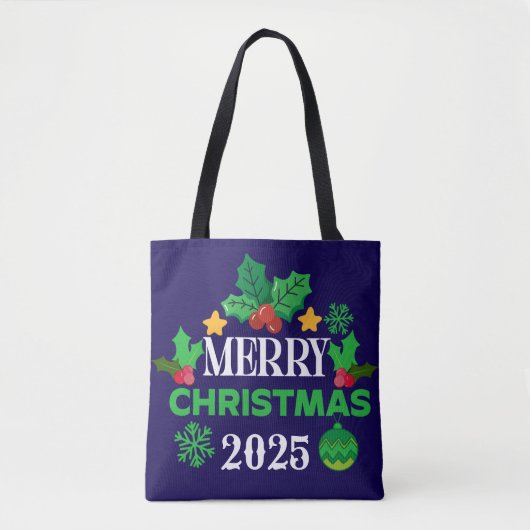 Prettig kerstfeest 2025-86303 tote bag (Voorkant)