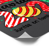 Prettig Kerstfeest 2025 Spaanse Kerst Mexicaanse F Poster (Hoek)