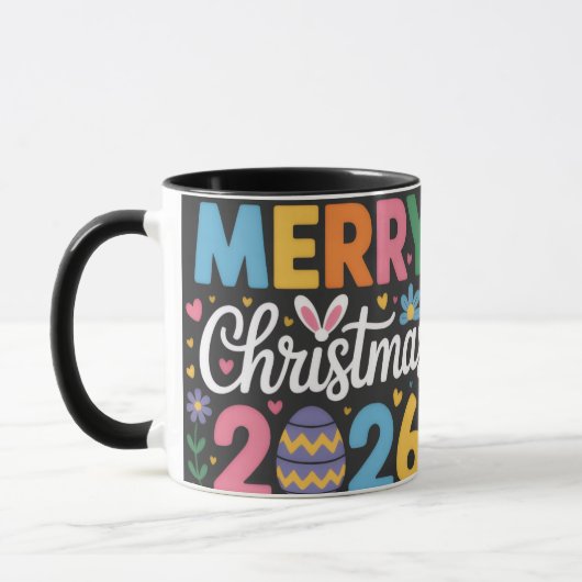 Prettig kerstfeest 2026 mok (Links)