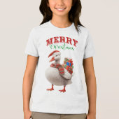 PRETTIG KERSTFEEST 2026 Tri-Blend SHIRT (Voorkant)